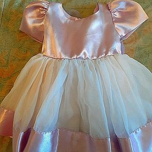 Bunny and Dino Purple Party Dress